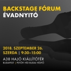 Évadnyitó Backstage Fórum az A38 Hajón