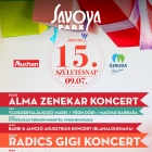 Radics Gigivel, Alma együttessel és óriástortával ünnepel a Savoya Park