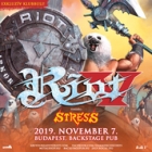Riot V - a legendás zenekar last-minute klubkoncertet ad Budapesten, vendég STRESS !
